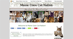 Desktop Screenshot of maine-coon-cat-nation.com